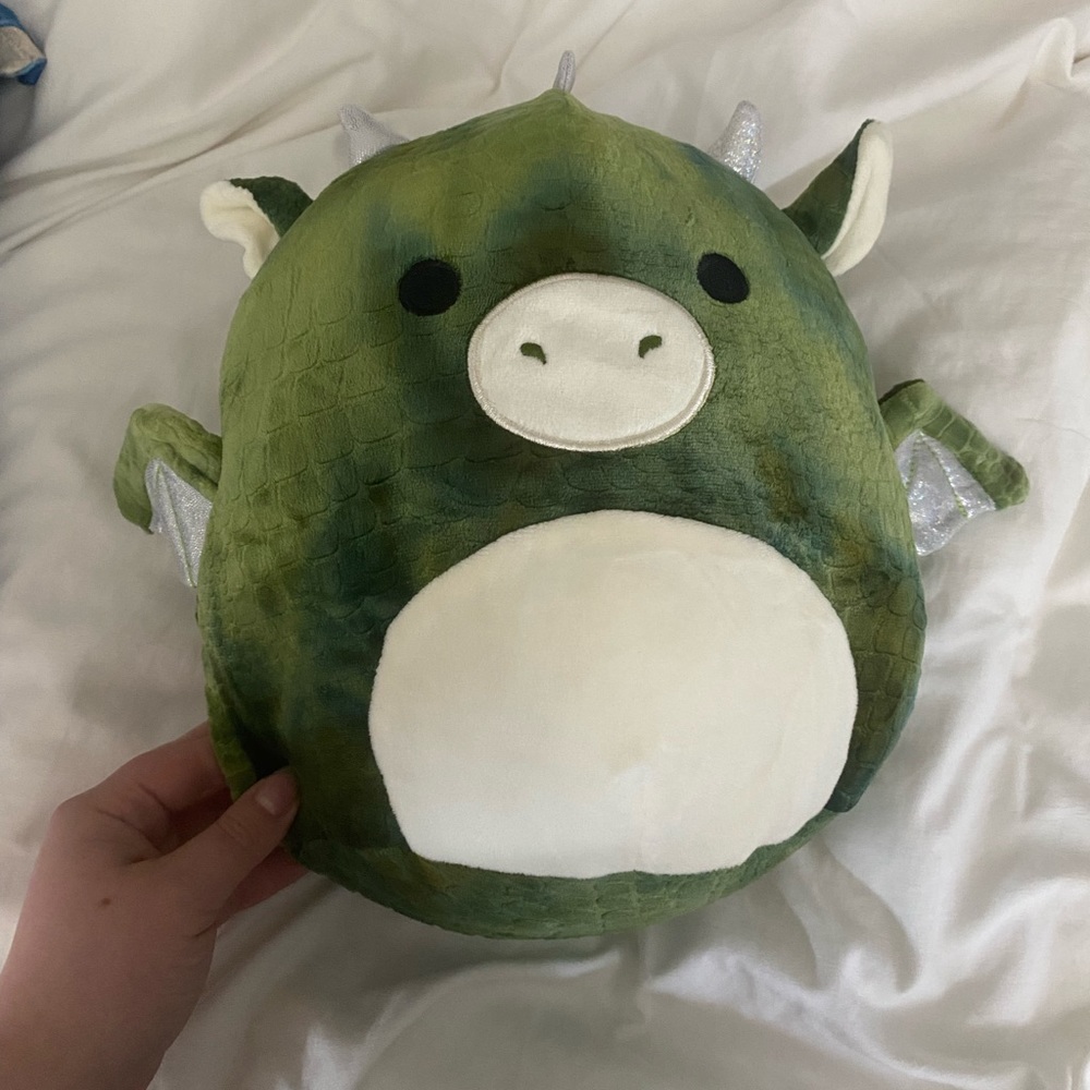 Duke the dragon squishmallow 💚